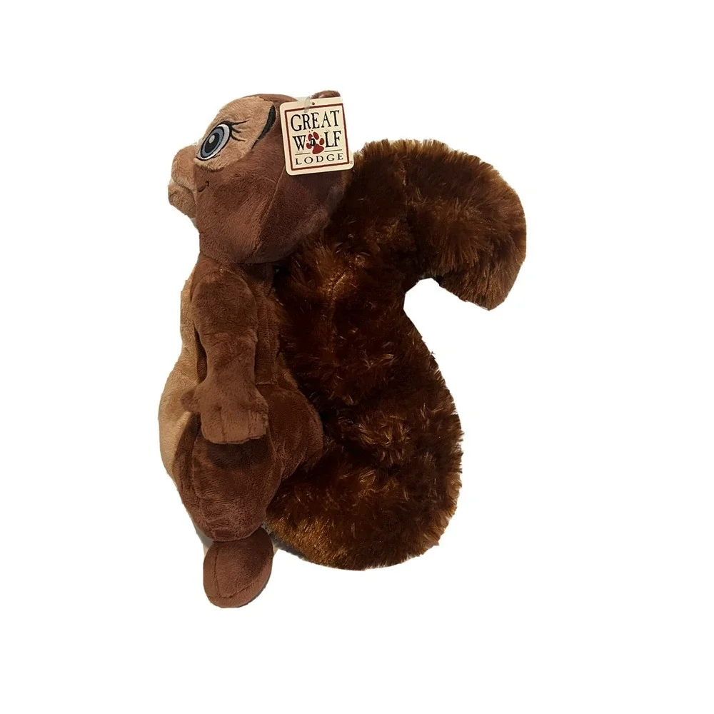 Sammy The Squirrel Plush Stuffed Animal Great Wolf Lodge Brown Fiesta New